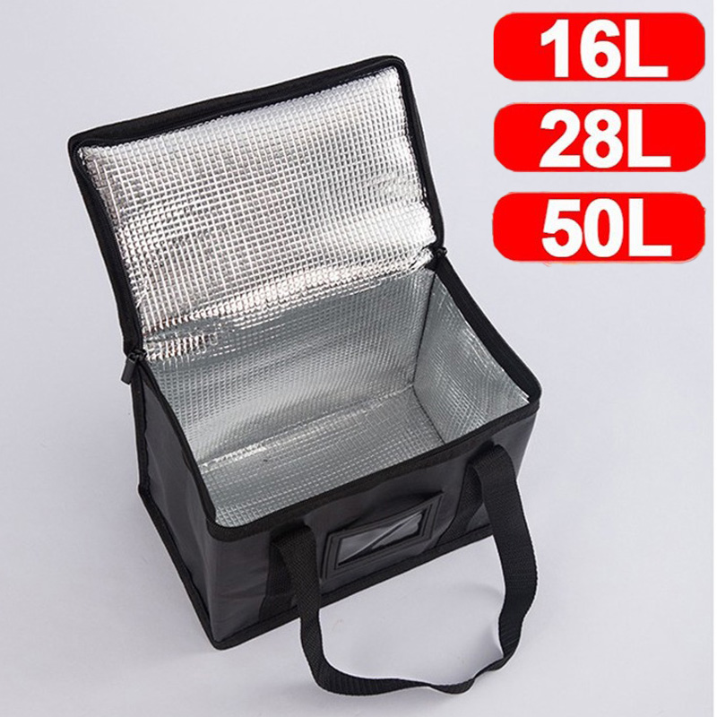 Tote Bag Sublimation - 1個入り大型断熱ピクニックバッグ、屋外キャンプやビーチ用の保温食品クーラートート、ジッパー付き漏れ防止ポータブルクーラーバッグ