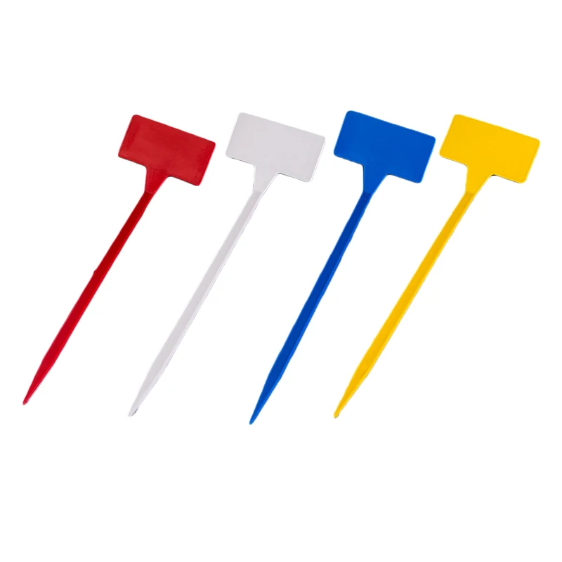 Yard Sign Blank - プラスチックラベル家庭用植物、T型ツール、保育園、庭、庭、タグ、DIY、新品、ピース/セット
