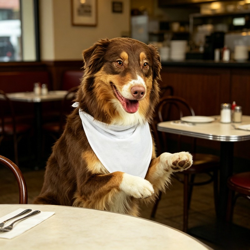 Bandana Blank White - 白い犬用バンダナスカーフ、三角形、熱転写昇華プリント用無地スカーフ、ペット用、柔らかい、唾液防止ネックスカーフ、日常用