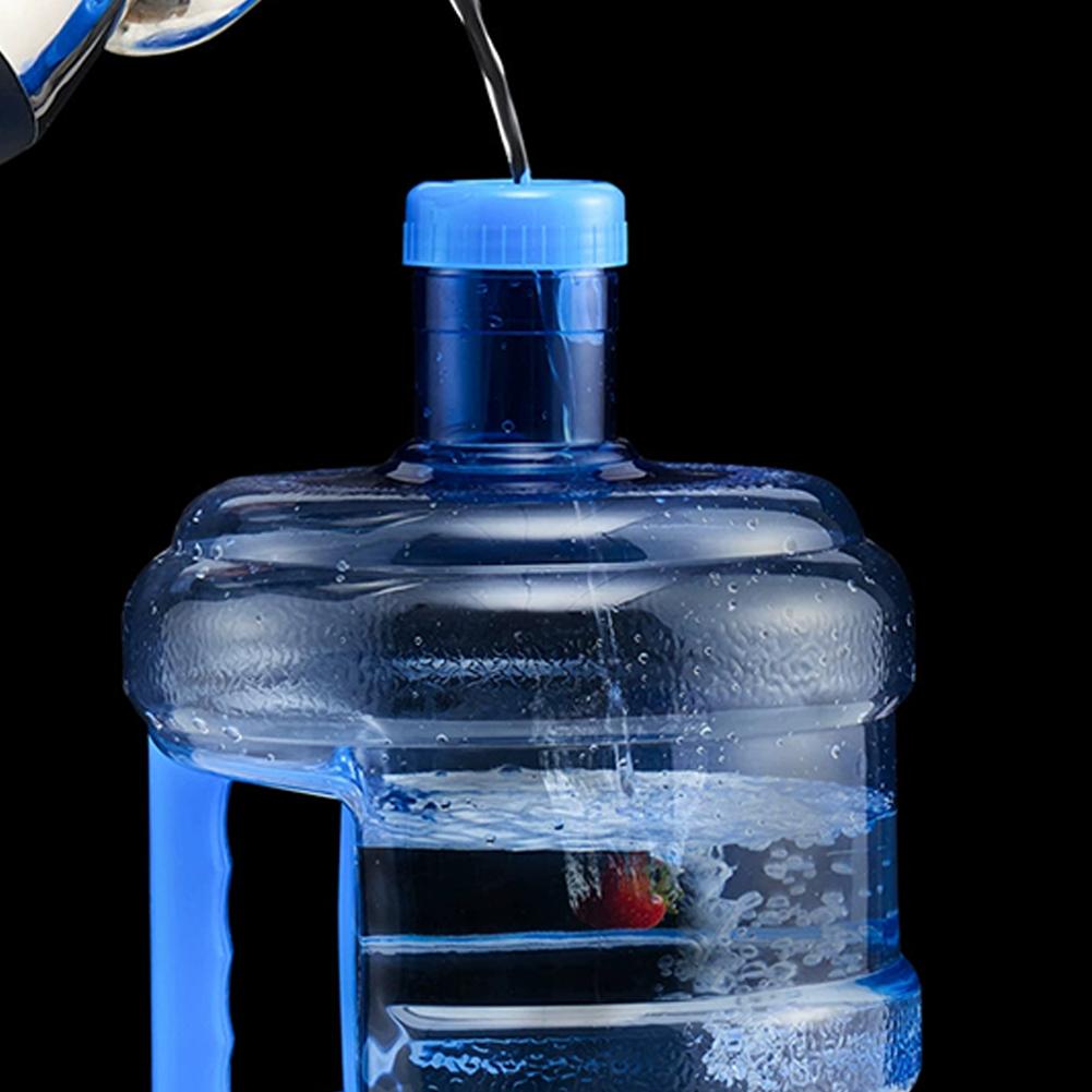 Water Bottle Blank - 5L/7.5L 厚手のペットボトル水差し 再利用可能な空の純水ボトル水差し ポータブルミネラルウォーターコンテナ 屋外保管