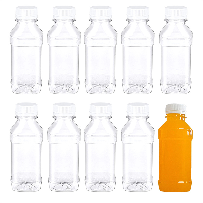 Water Bottle Blank - 詰め替え可能な空の透明ボトル,漏れ防止,ポータブル,ジュース,水,飲料,空の容器,10個,20個,100ml