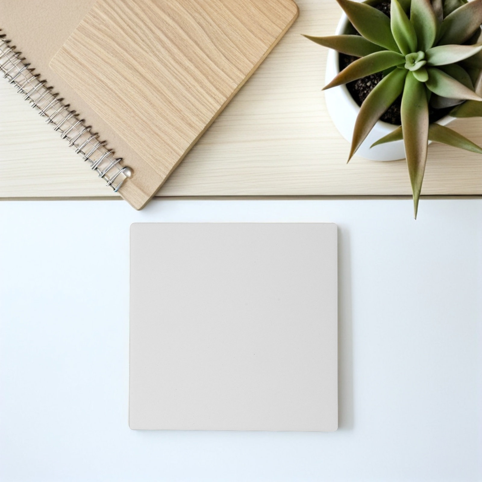 Ceramic Tile Blank - 12個入り セラミックタイル クラフト用 無地の白い釉薬なしタイル 絵画用インク アクリルポーリング