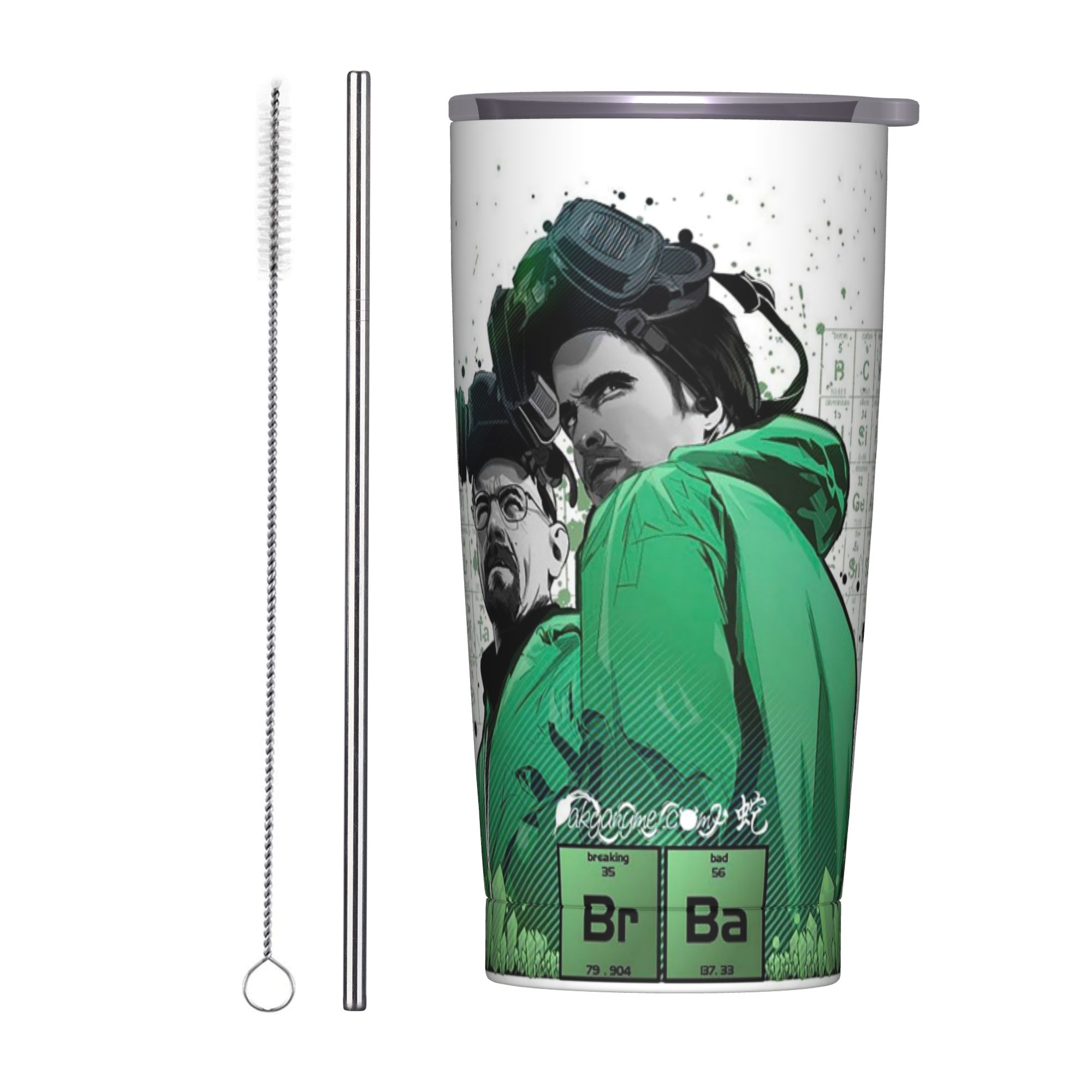 Tumbler 20Oz White - ブレイキング・バッド ウォルター・ホワイト タンブラー 真空断熱 ジェシー・ピンマン ケミカルコーヒーカップ
