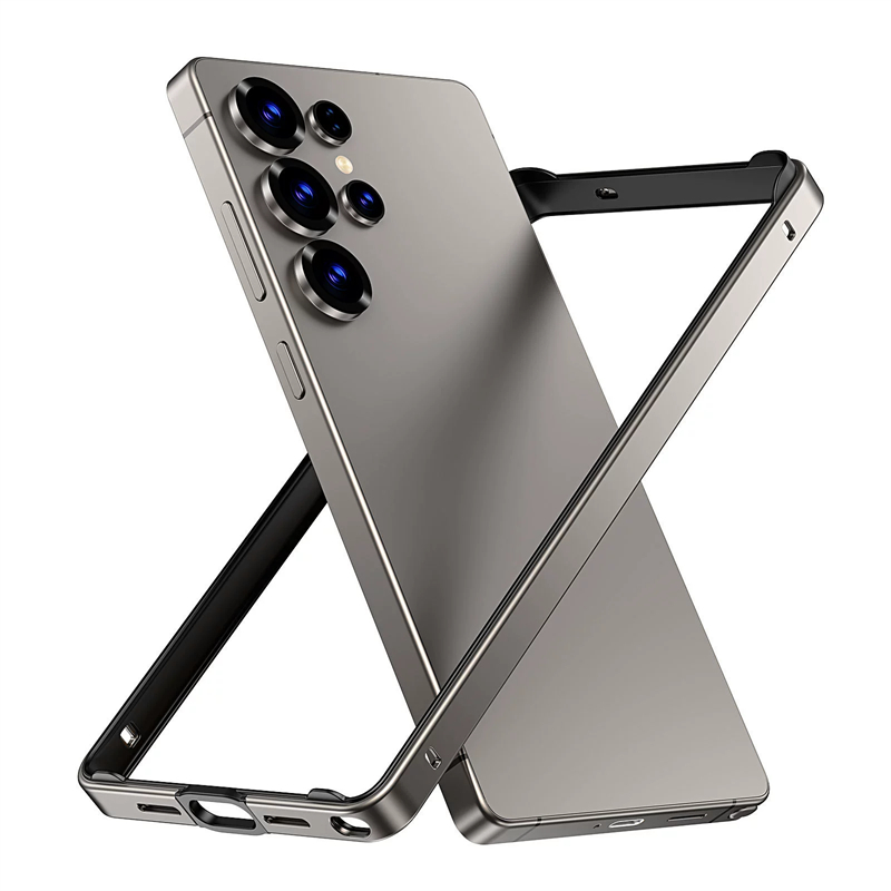 Metal Photo Panel - Samsung Galaxy S25 Ultra/S24 Plus/S25Ultra/S24Ultra/S25+用 アルミニウム合金フレームメタルバンパーケース
