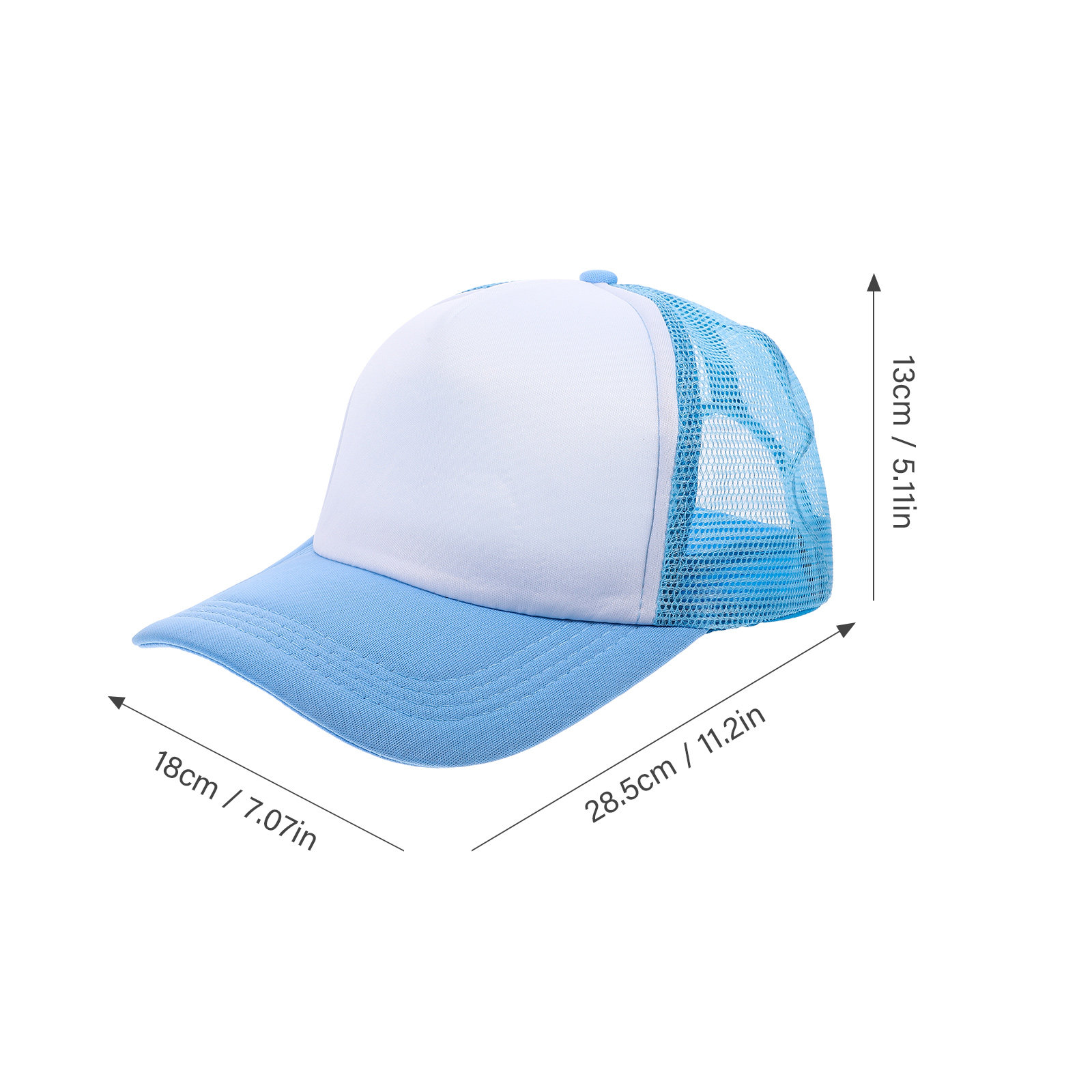 10 個昇華ブランク野球帽メッシュデザイン DIY 印刷帽子 - Hat Sublimation Blank のレビューと価格