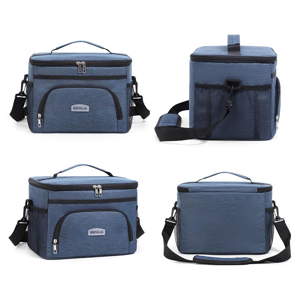 ポータブル大容量ショルダーランチバッグ 25L ジッパー付き - Tote Bag Sublimation のレビューと価格