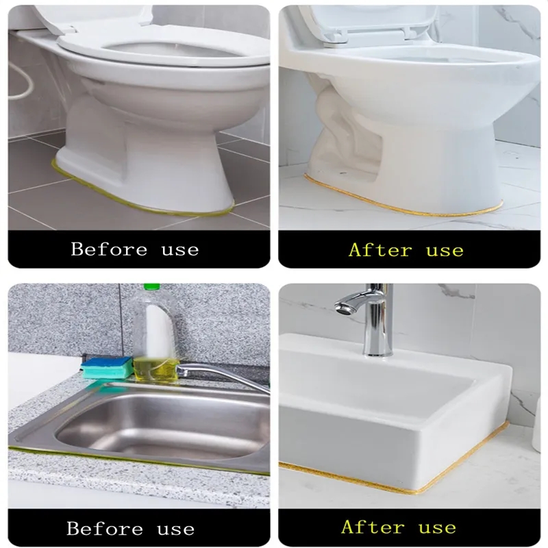 自己粘着セラミックタイルギャップテープキッチン浴室防水美しい - Ceramic Tile Blank のレビューと価格