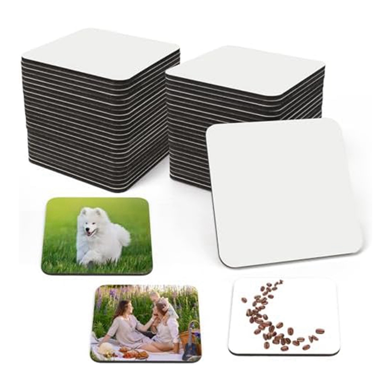 24個入り昇華型コースター 無地MDFコルク裏打ち 熱転写コ - Coaster Sublimation Blank のレビューと価格