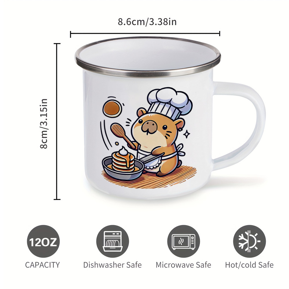 1個入り、「チャーミングハムスタークックとパンケーキ」ホワイ - Sublimation Mug White のレビューと価格