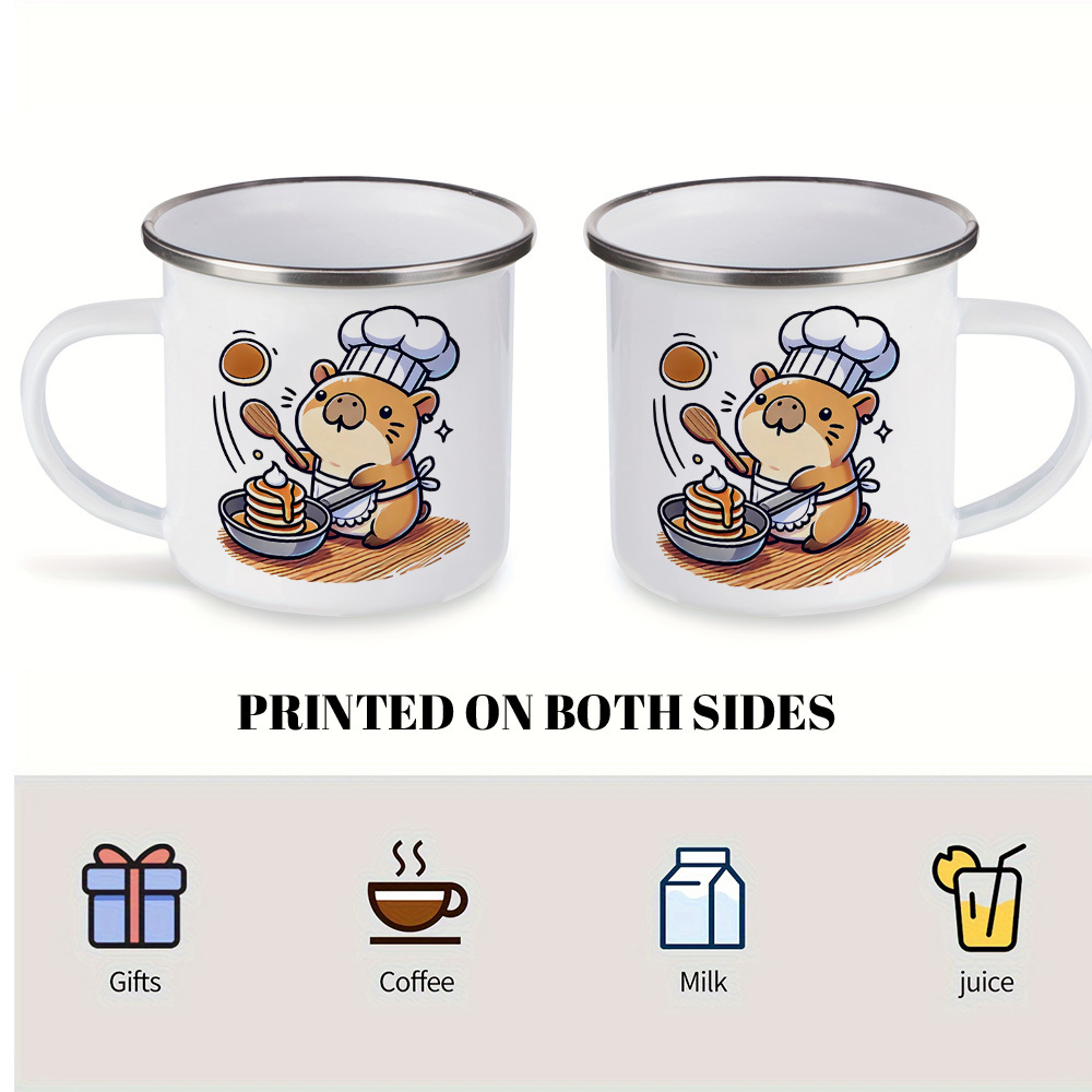 1個入り、「チャーミングハムスタークックとパンケーキ」ホワイ - Sublimation Mug White のレビューと価格