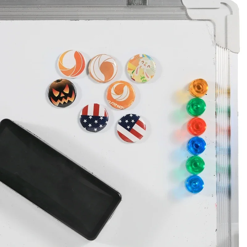 DIY強力磁気冷蔵庫用マグネット、バッジボタン、冷蔵庫のリマ - Button Badge Blank のレビューと価格