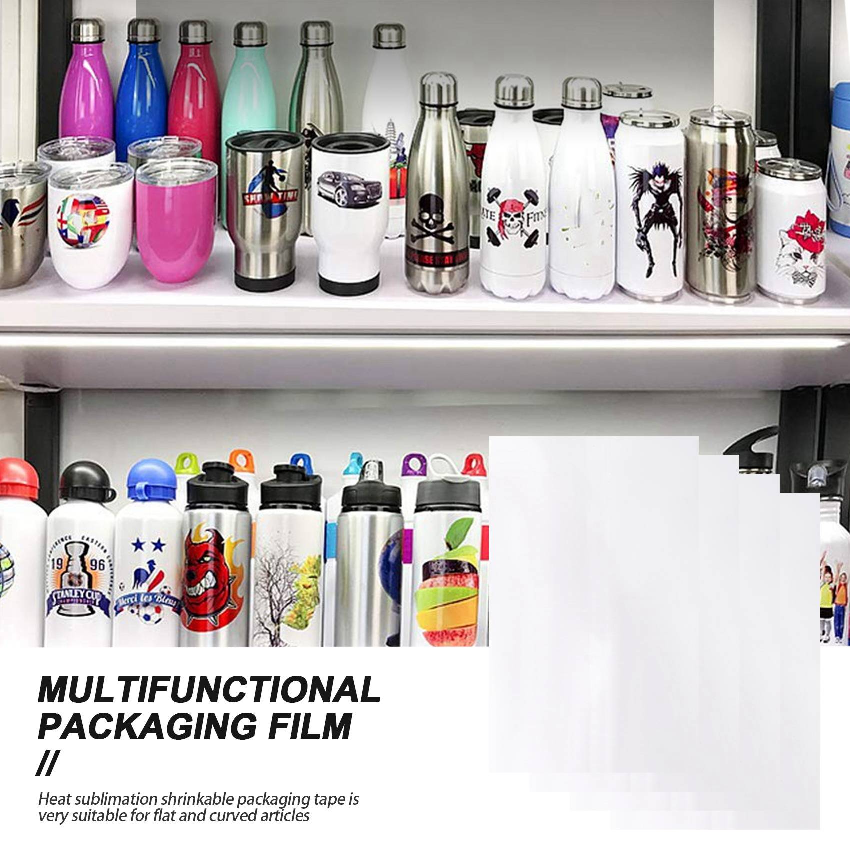 -FTGT 30枚入り昇華シュリンクフィルム、3サイズ熱転写 - Sublimation Mug White のレビューと価格