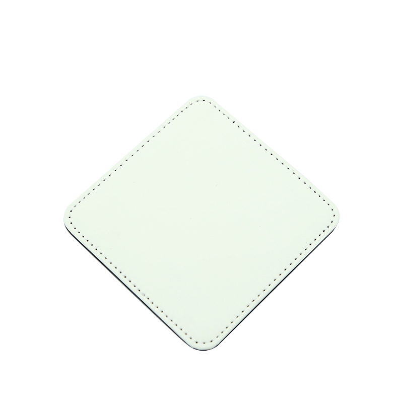 10 ピース/ロット新しいブランク昇華 PU レザーマグパッ - Coaster Sublimation Blank のレビューと価格