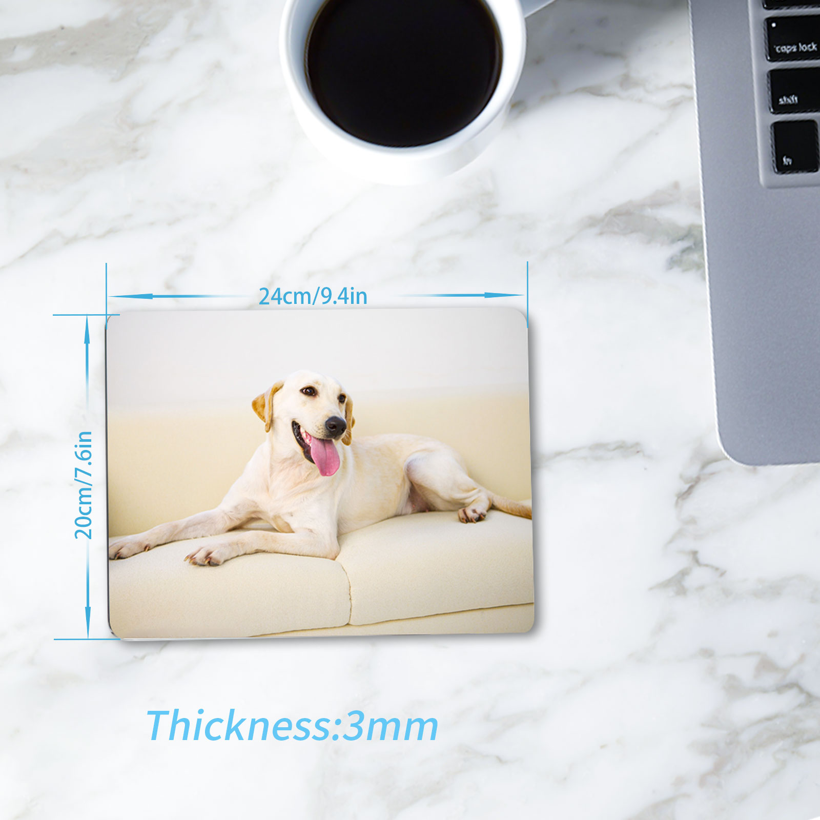 8 個昇華マウスパッドブランクマウスパッド昇華転写熱プレス印 - Mouse Pad Blank Sublimation のレビューと価格