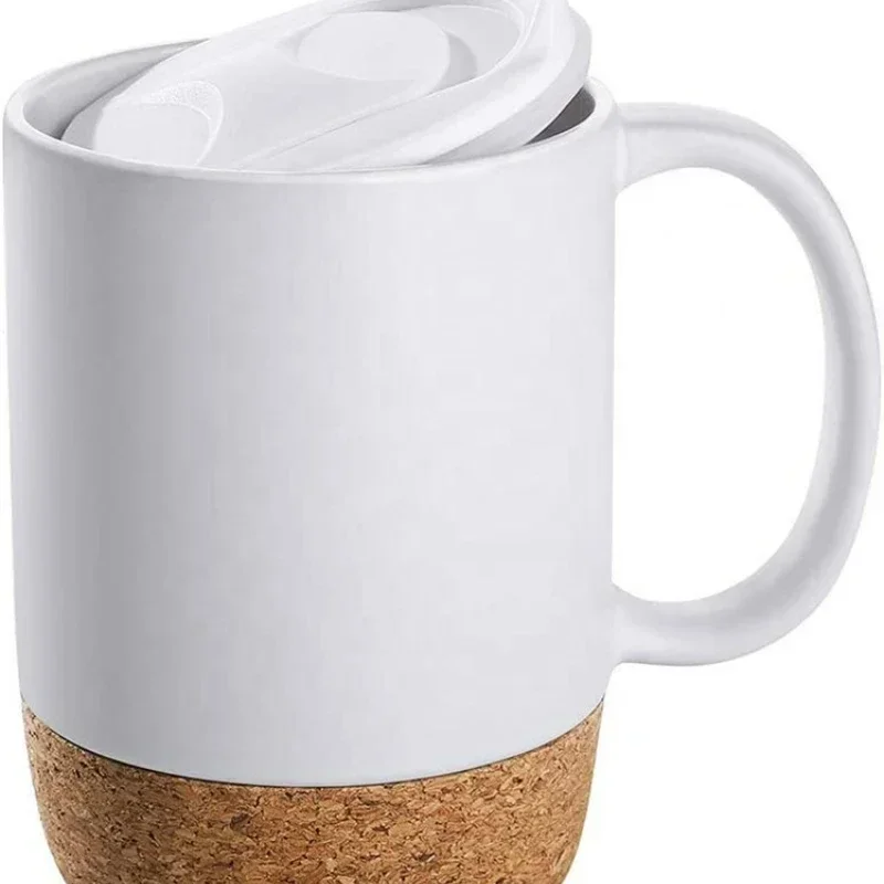 コルクベース付きコーヒーマグカップ 15オンス昇華マットプレ - Sublimation Mug White のレビューと価格