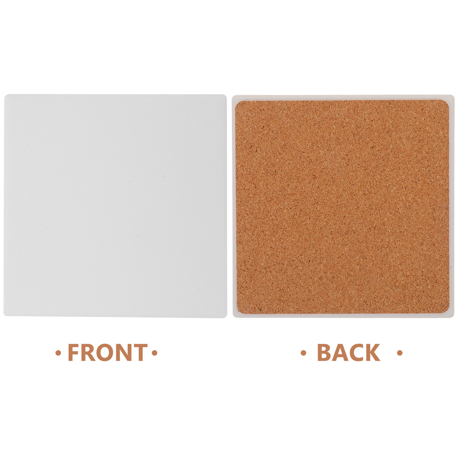 12個入り セラミックタイル クラフト用 無地の白い釉薬なし - Ceramic Tile Blank のレビューと価格