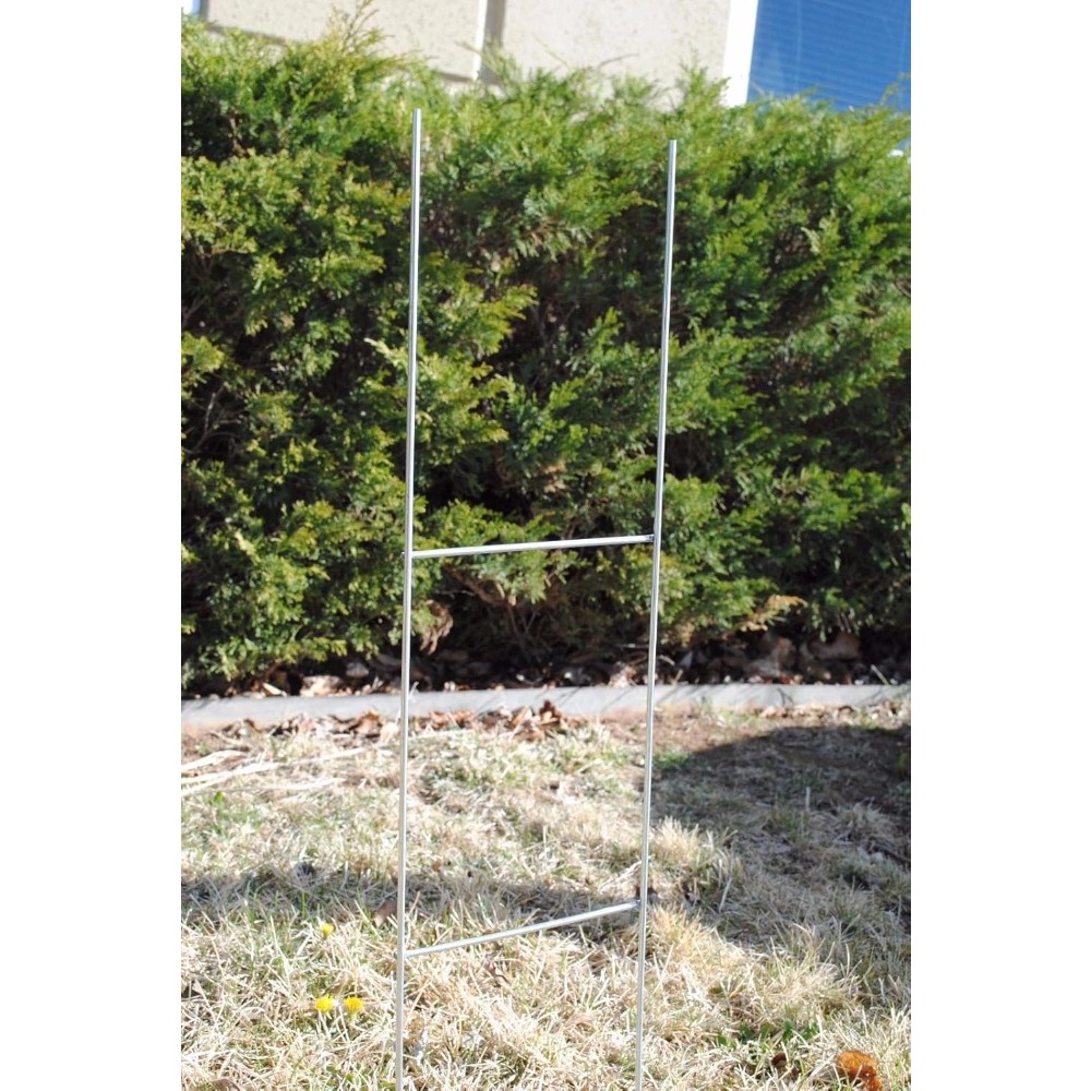 50枚入り 無地のヤードサイン、H型杭付き、ガレージセール、 - Yard Sign Blank のレビューと価格