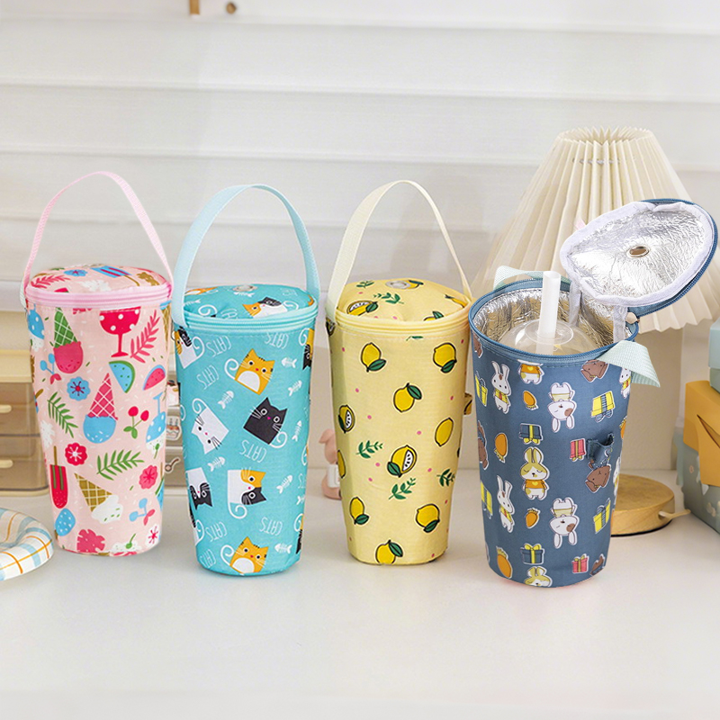 * 新しいポータブルミルクティートートバッグ保温バッグ環境に - Tote Bag Sublimation のレビューと価格