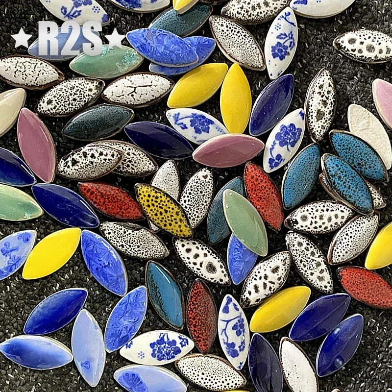 100gミックスカラー不規則セラミックモザイクタイルDIYモ - Ceramic Tile Blank のレビューと価格
