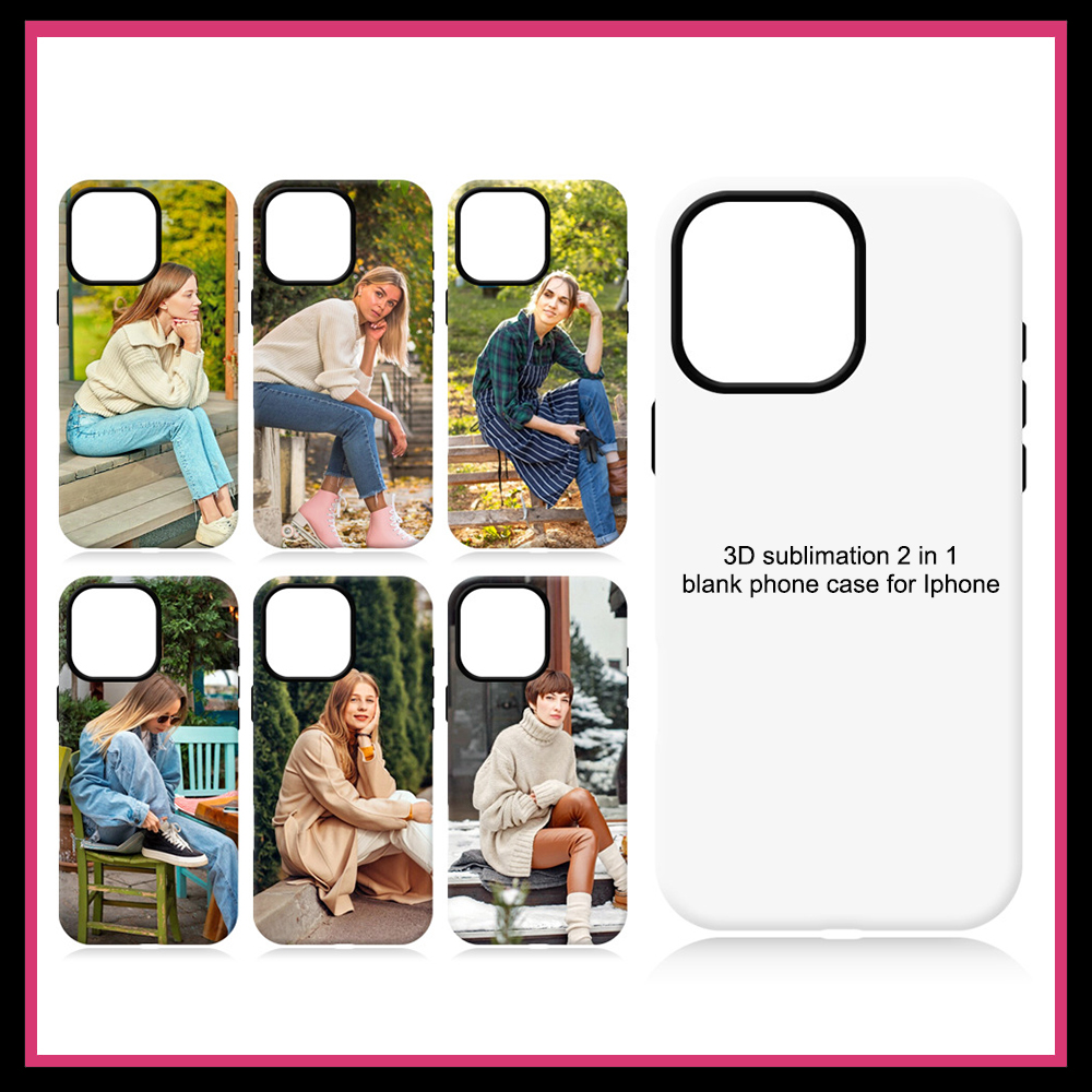 FONLYU 5個入り昇華型3Dブランク2in1スマホケース - Phone Case Blank Print のレビューと価格
