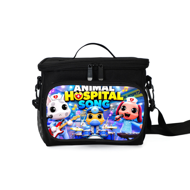 断熱ランチバッグクーラートート動物病院漫画ランチボックス子供 - Tote Bag Sublimation のレビューと価格
