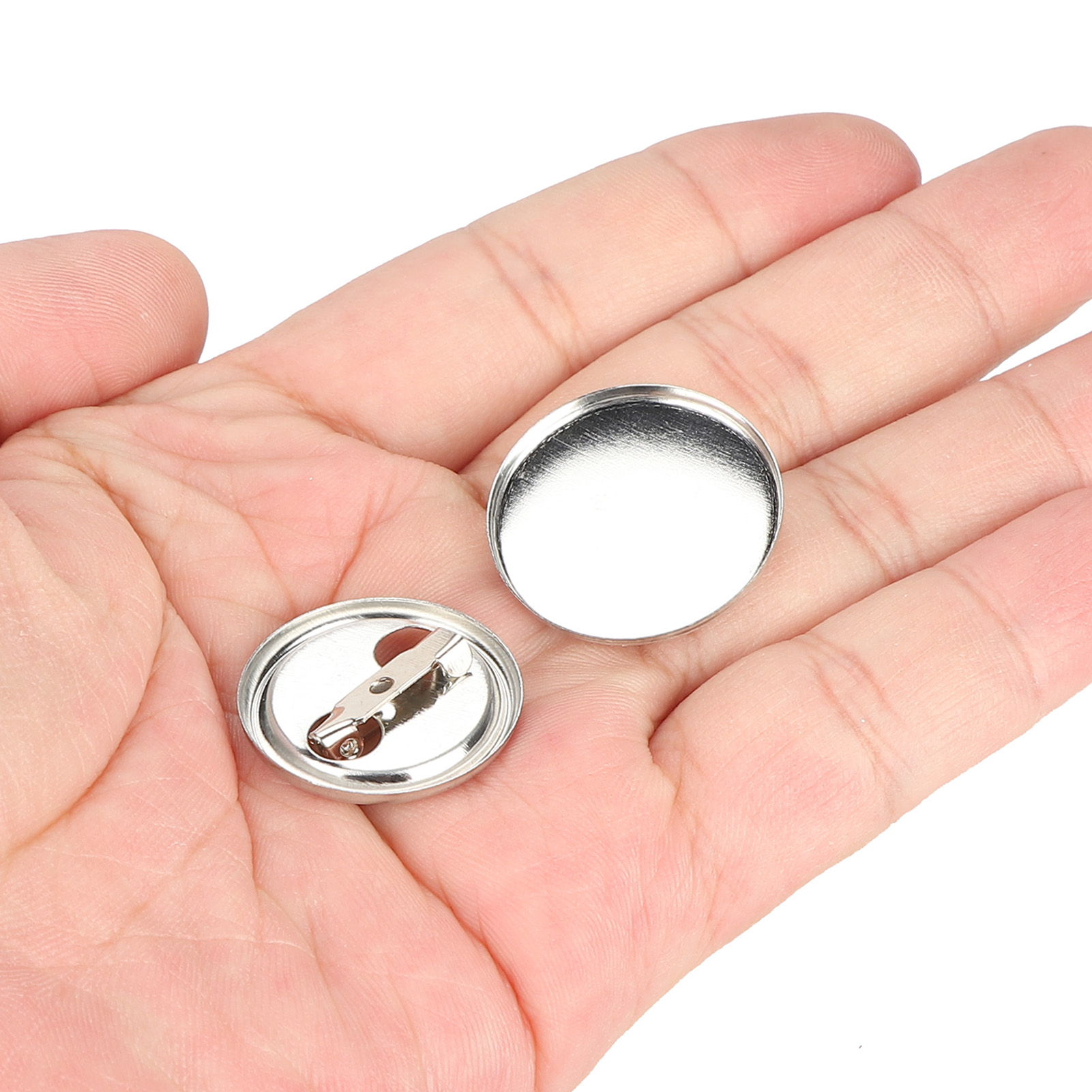 空白ピンバッジ丸型安全バッジエンブレムメダルパーツ、手工芸品 - Button Badge Blank のレビューと価格