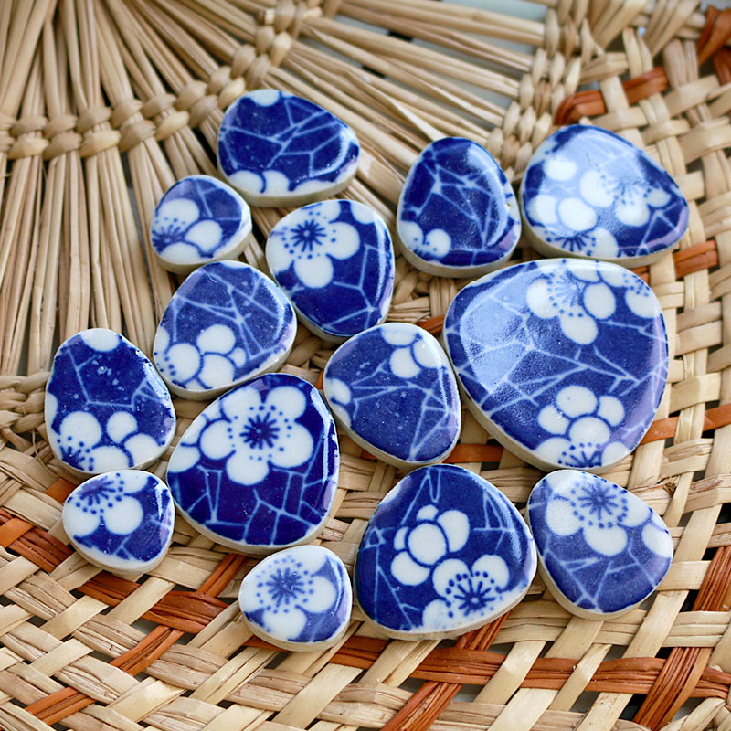 100 グラム DIY セラミックモザイクタイルガラス葉花び - Ceramic Tile Blank のレビューと価格